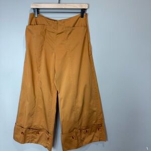 dick & jayne wide leg cropped trousers size medium